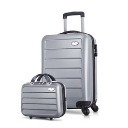 Zoozie Bags Juego de Maletas de 2 Piezas Gris